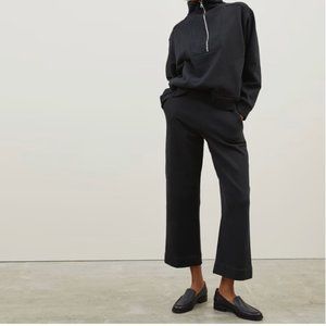 Everlane Small - wide leg cotton pant - black